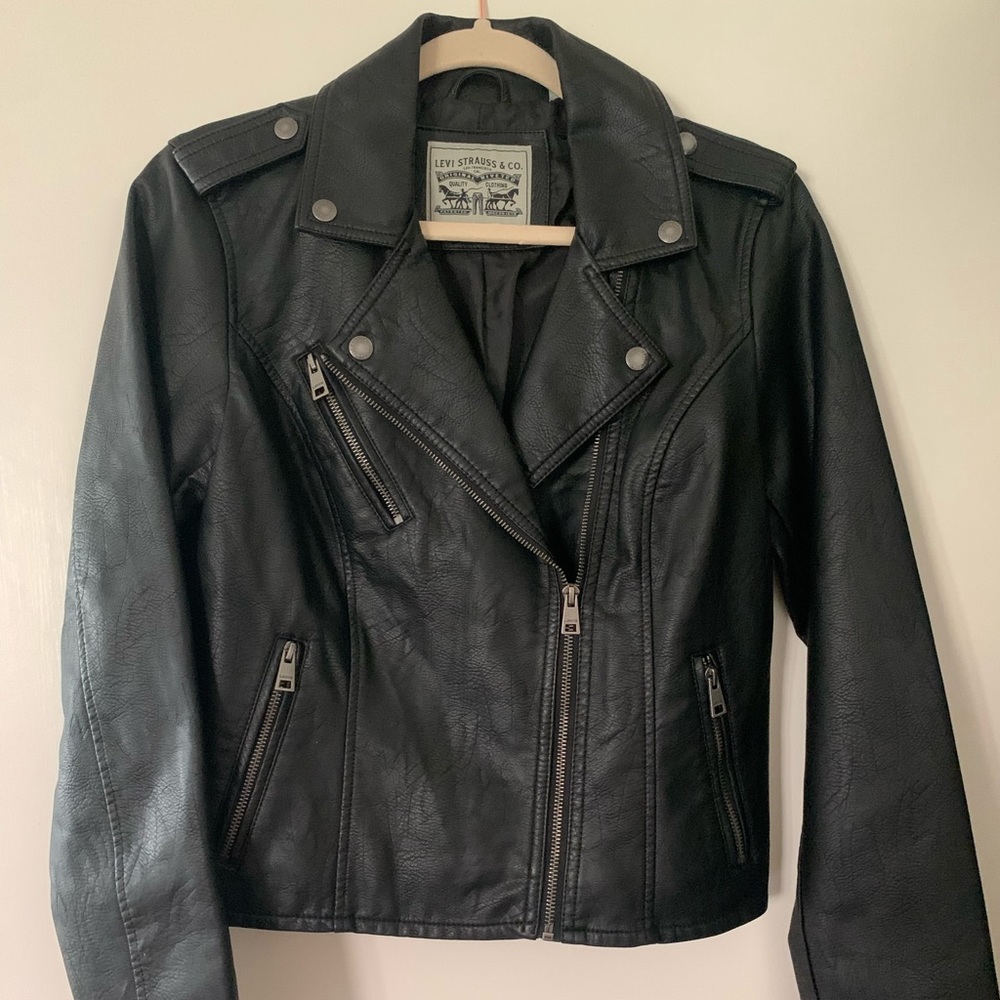 Levi’s fake leather jacket. Brand new size small